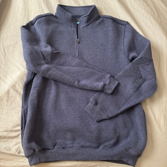 Navy blue PGA Tour half zip sweater - Picture 1 of 8